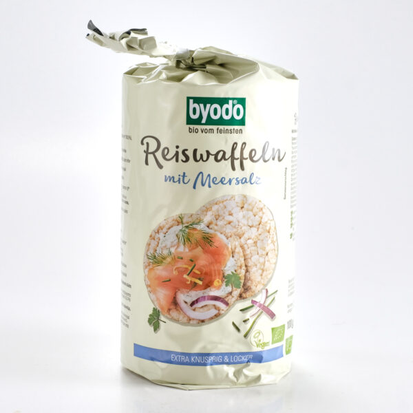 Riisivahvel meresoolaga 100g Byodo